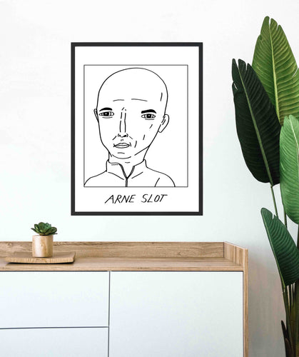 Badly Drawn Arne Slot - Poster - BUY 2 GET 3RD FREE ON ALL PRINTS