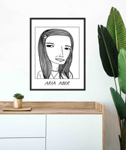 Badly Drawn Aria Aber - Poster - BUY 2 GET 3RD FREE ON ALL PRINTS
