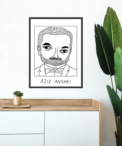 Badly Drawn Aziz Ansari - Poster - BUY 2 GET 3RD FREE ON ALL PRINTS