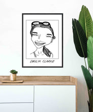 Badly Drawn Emilia Clarke - Poster - BUY 2 GET 3RD FREE ON ALL PRINTS