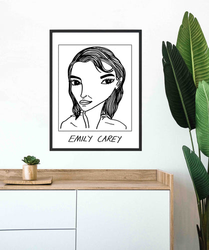 Badly Drawn Emily Carey - Poster - BUY 2 GET 3RD FREE ON ALL PRINTS