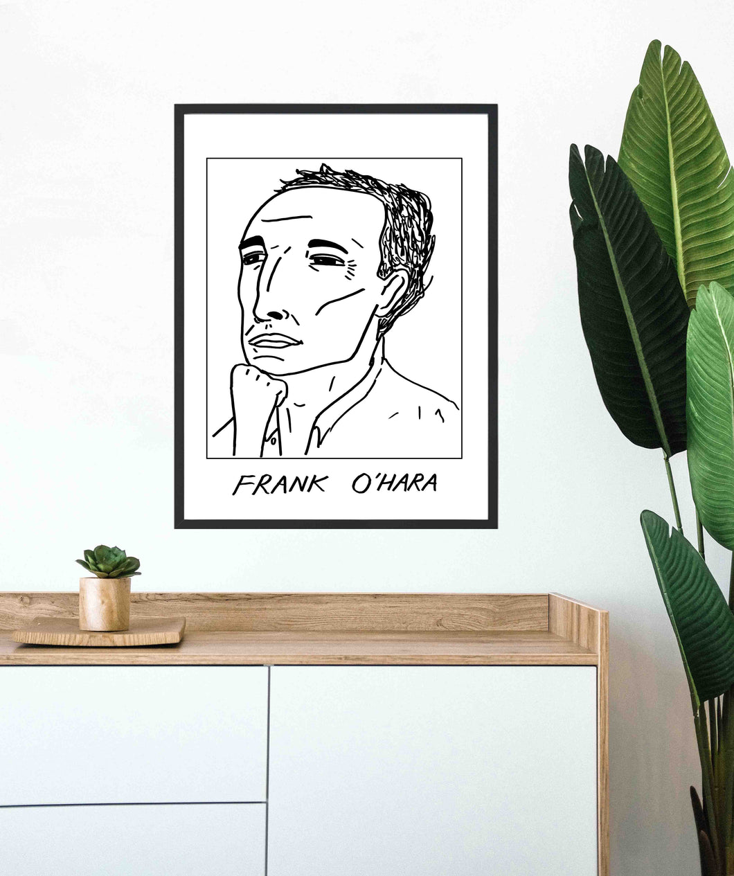 Badly Drawn Frank O'Hara - Poster - BUY 2 GET 3RD FREE ON ALL PRINTS