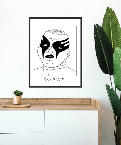 Badly Drawn Goldust - Poster - BUY 2 GET 3RD FREE ON ALL PRINTS