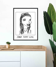 Badly Drawn Hawk Tuah Girl - Poster - BUY 2 GET 3RD FREE ON ALL PRINTS