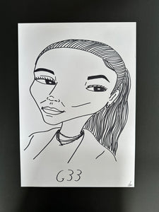 Badly Drawn G33 - Original Drawing - A3.