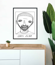 Badly Drawn Idris Elba - Poster - BUY 2 GET 3RD FREE ON ALL PRINTS