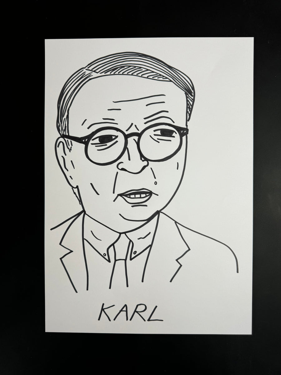 Badly Drawn Karl from Succession - Original Drawing - A3. – Badly Drawn ...