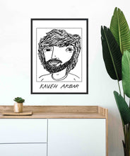 Badly Drawn Kaveh Akbar - Poster - BUY 2 GET 3RD FREE ON ALL PRINTS