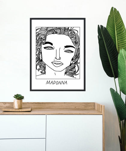 Badly Drawn Madonna - Poster - BUY 2 GET 3RD FREE ON ALL PRINTS