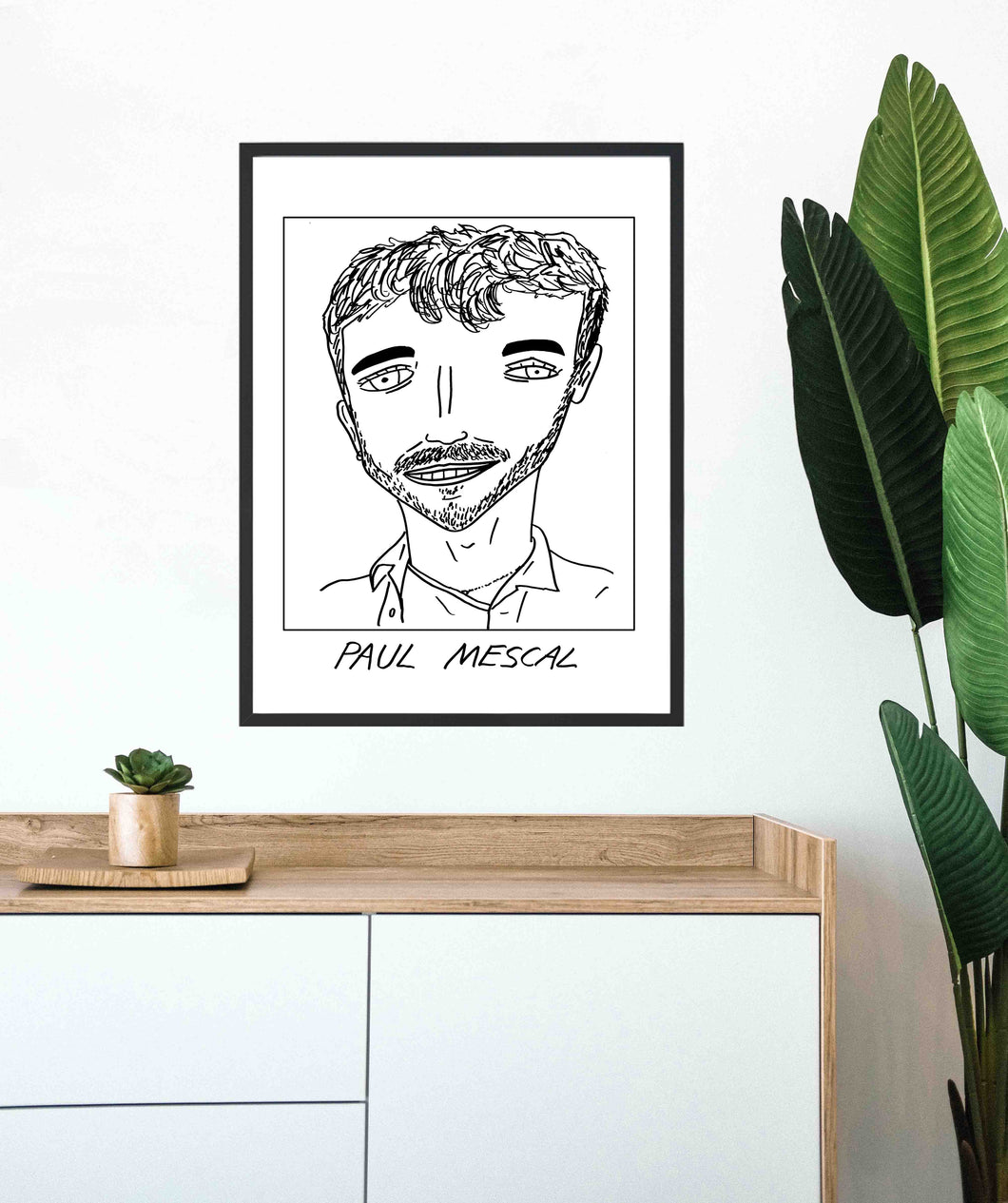 Badly Drawn Paul Mescal - Poster - BUY 2 GET 3RD FREE ON ALL PRINTS