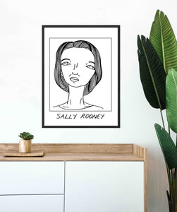 Badly Drawn Sally Rooney - Poster - BUY 2 GET 3RD FREE ON ALL PRINTS