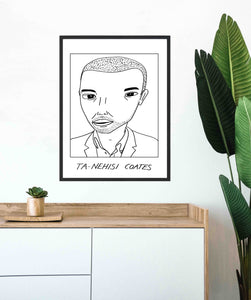 Badly Drawn Ta-Nehisi Coates - Poster - BUY 2 GET 3RD FREE ON ALL PRINTS