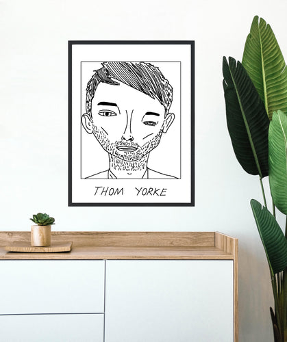 Badly Drawn Thom Yorke - Poster - BUY 2 GET 3RD FREE ON ALL PRINTS