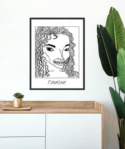 Badly Drawn Tinashe - Poster - BUY 2 GET 3RD FREE ON ALL PRINTS
