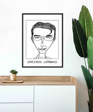 Badly Drawn Vincenzo Latronico - Poster - BUY 2 GET 3RD FREE ON ALL PRINTS
