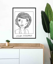 Badly Drawn Zelda Fitzgerald - Poster - BUY 2 GET 3RD FREE ON ALL PRINTS