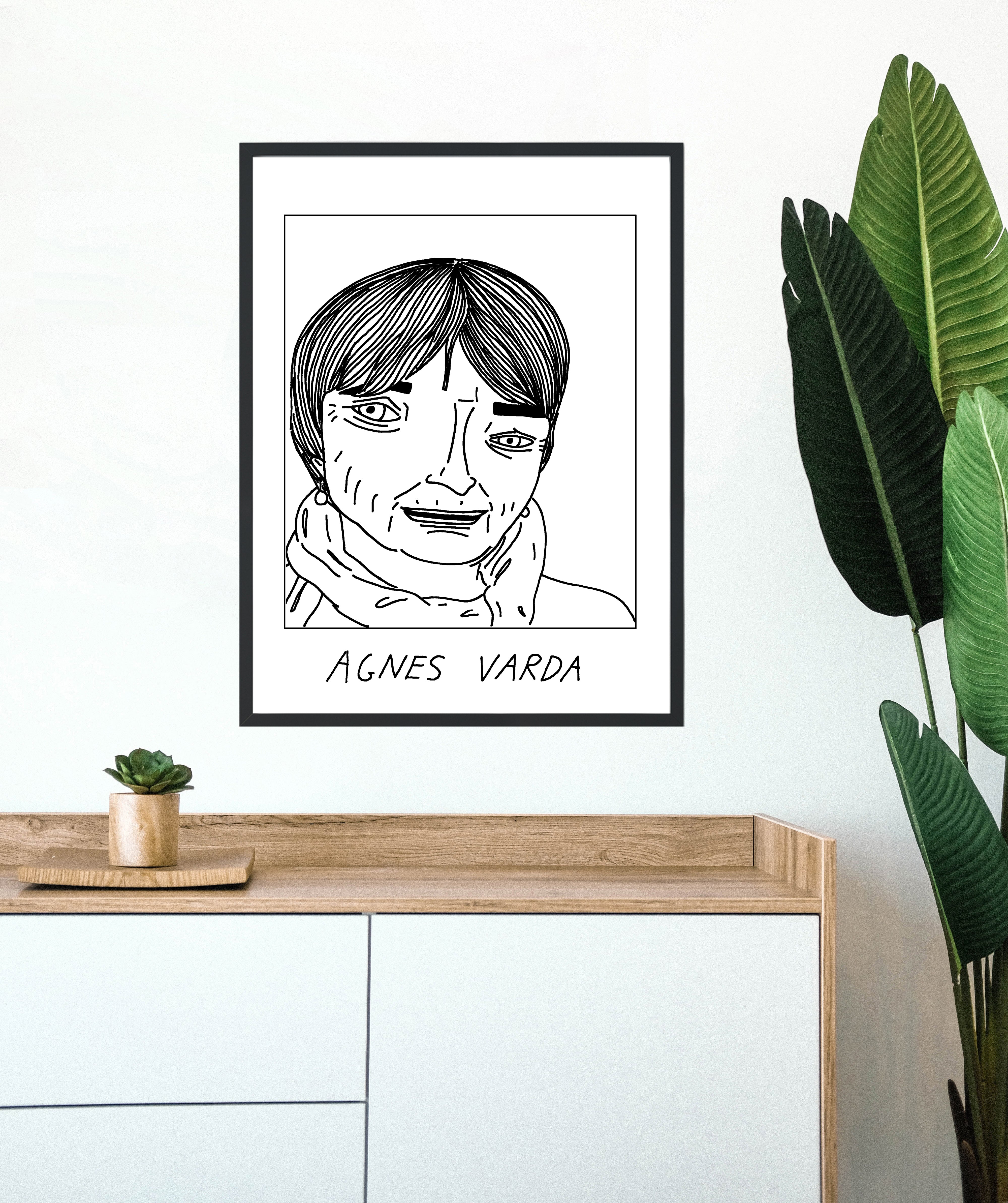Badly Drawn Agnes Varda - Poster - BUY 2 GET 3RD FREE ON ALL PRINTS