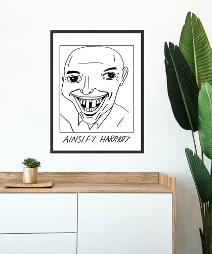 Badly Drawn Ainsley Harriott - Poster - BUY 2 GET 3RD FREE ON ALL PRINTS