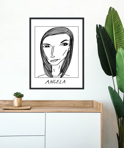 Badly Drawn Angela - The Office - Poster - BUY 2 GET 3RD FREE ON ALL PRINTS