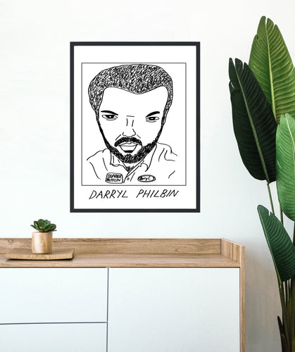 Badly Drawn Darryl Philbin - The Office - Poster - BUY 2 GET 3RD FREE ON ALL PRINTS