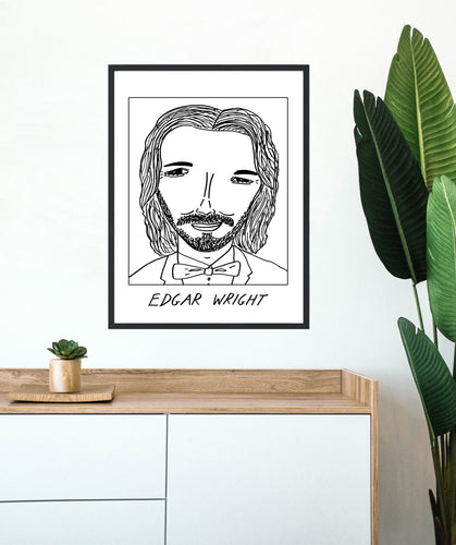 Badly Drawn Edgar Wright - Poster - BUY 2 GET 3RD FREE ON ALL PRINTS