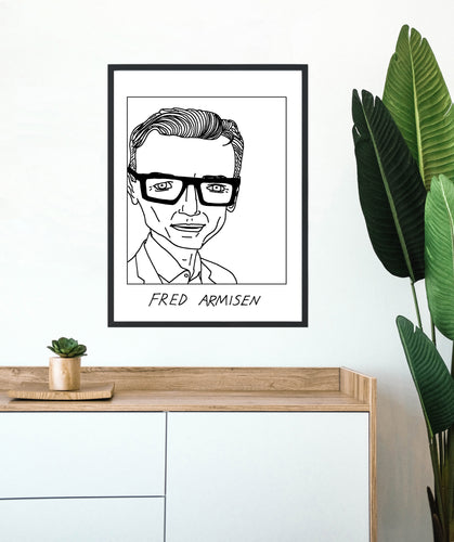 Badly Drawn Fred Armisen - Poster - BUY 2 GET 3RD FREE ON ALL PRINTS