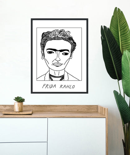 Badly Drawn Frida Kahlo - Poster - BUY 2 GET 3RD FREE ON ALL PRINTS