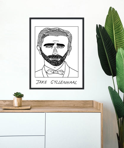 Badly Drawn Jake Gyllenhall - Poster - BUY 2 GET 3RD FREE ON ALL PRINTS