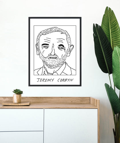 Badly Drawn Jeremy Corbyn - Poster - BUY 2 GET 3RD FREE ON ALL PRINTS