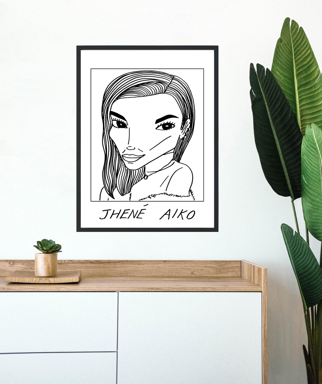 Badly Drawn Jhene Aiko - Poster - BUY 2 GET 3RD FREE ON ALL PRINTS