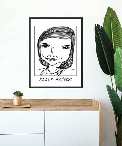 Badly Drawn Kelly Kapoor - The Office - Poster - BUY 2 GET 3RD FREE ON ALL PRINTS