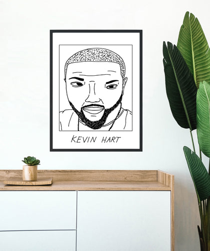 Badly Drawn Kevin Hart - Poster - BUY 2 GET 3RD FREE ON ALL PRINTS