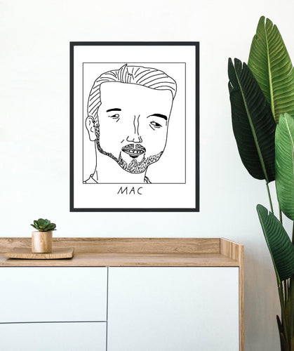 Badly Drawn Mac - Poster - BUY 2 GET 3RD FREE ON ALL PRINTS