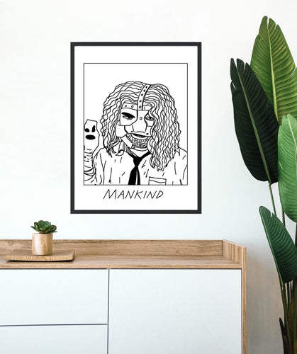 Badly Drawn Mankind - Poster - BUY 2 GET 3RD FREE ON ALL PRINTS