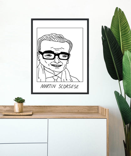 Badly Drawn Martin Scorsese - Poster - BUY 2 GET 3RD FREE ON ALL PRINTS