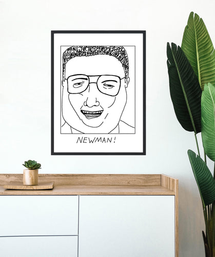 Badly Drawn Newman - Poster - BUY 2 GET 3RD FREE ON ALL PRINTS