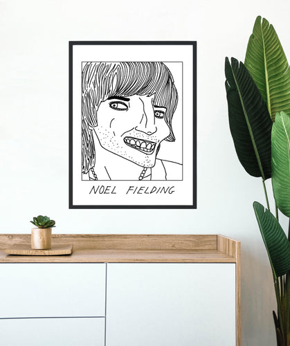 Badly Drawn Noel Fielding - Poster - BUY 2 GET 3RD FREE ON ALL PRINTS