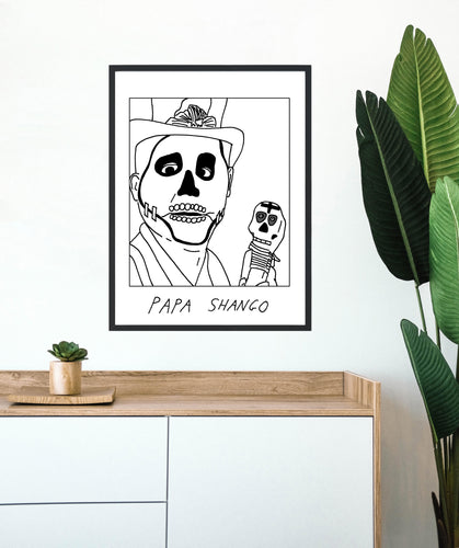 Badly Drawn Papa Shango - Poster - BUY 2 GET 3RD FREE ON ALL PRINTS