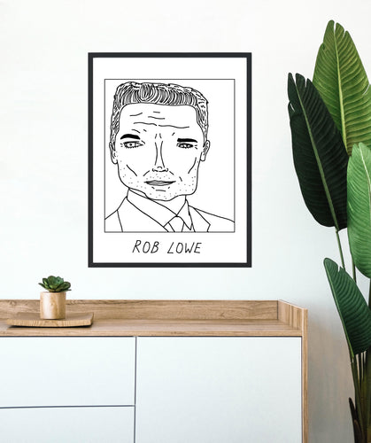 Badly Drawn Rob Lowe - Poster - BUY 2 GET 3RD FREE ON ALL PRINTS