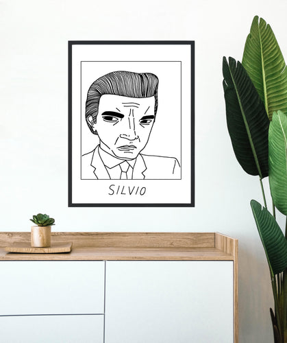Badly Drawn Silvio - Poster - BUY 2 GET 3RD FREE ON ALL PRINTS
