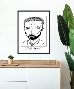 Badly Drawn Line of Duty - Steve Arnott - Poster - BUY 2 GET 3RD FREE ON ALL PRINTS