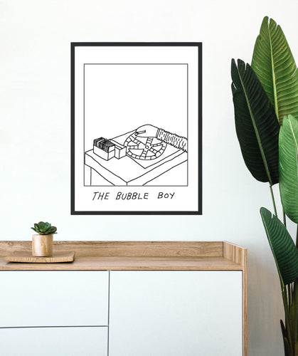 Badly Drawn The Bubble Boy - Poster - BUY 2 GET 3RD FREE ON ALL PRINTS