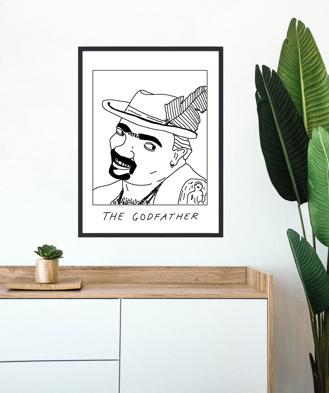 Badly Drawn The Godfather - Poster - BUY 2 GET 3RD FREE ON ALL PRINTS