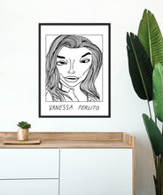 Badly Drawn Vanessa Ferlito - Poster - BUY 2 GET 3RD FREE ON ALL PRINTS