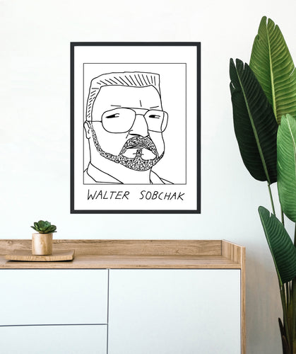 Badly Drawn Walter Sobchak - Poster - BUY 2 GET 3RD FREE ON ALL PRINTS