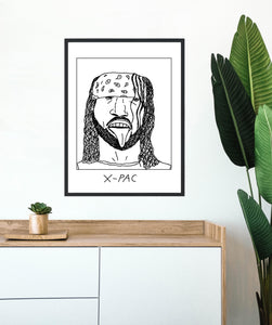 Badly Drawn X-Pac - Poster - BUY 2 GET 3RD FREE ON ALL PRINTS