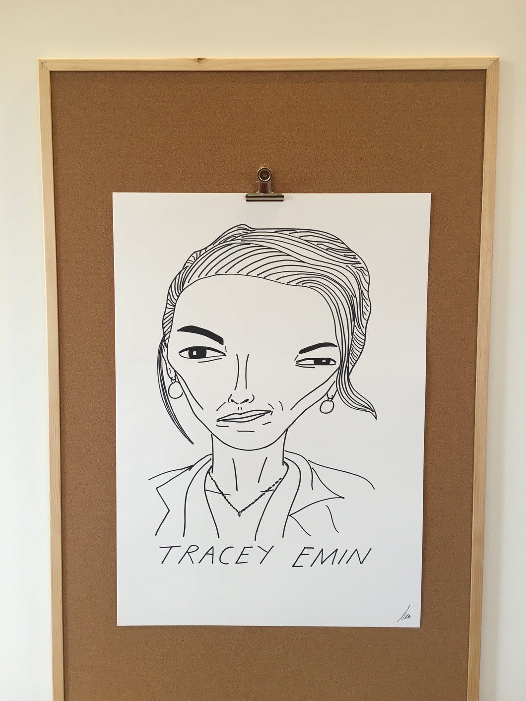 Badly Drawn Tracey Emin - Original Drawing - A2.