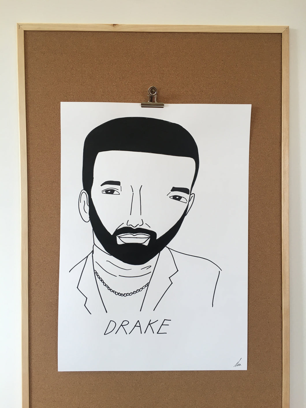 Badly Drawn Drake - Original Drawing - A2.