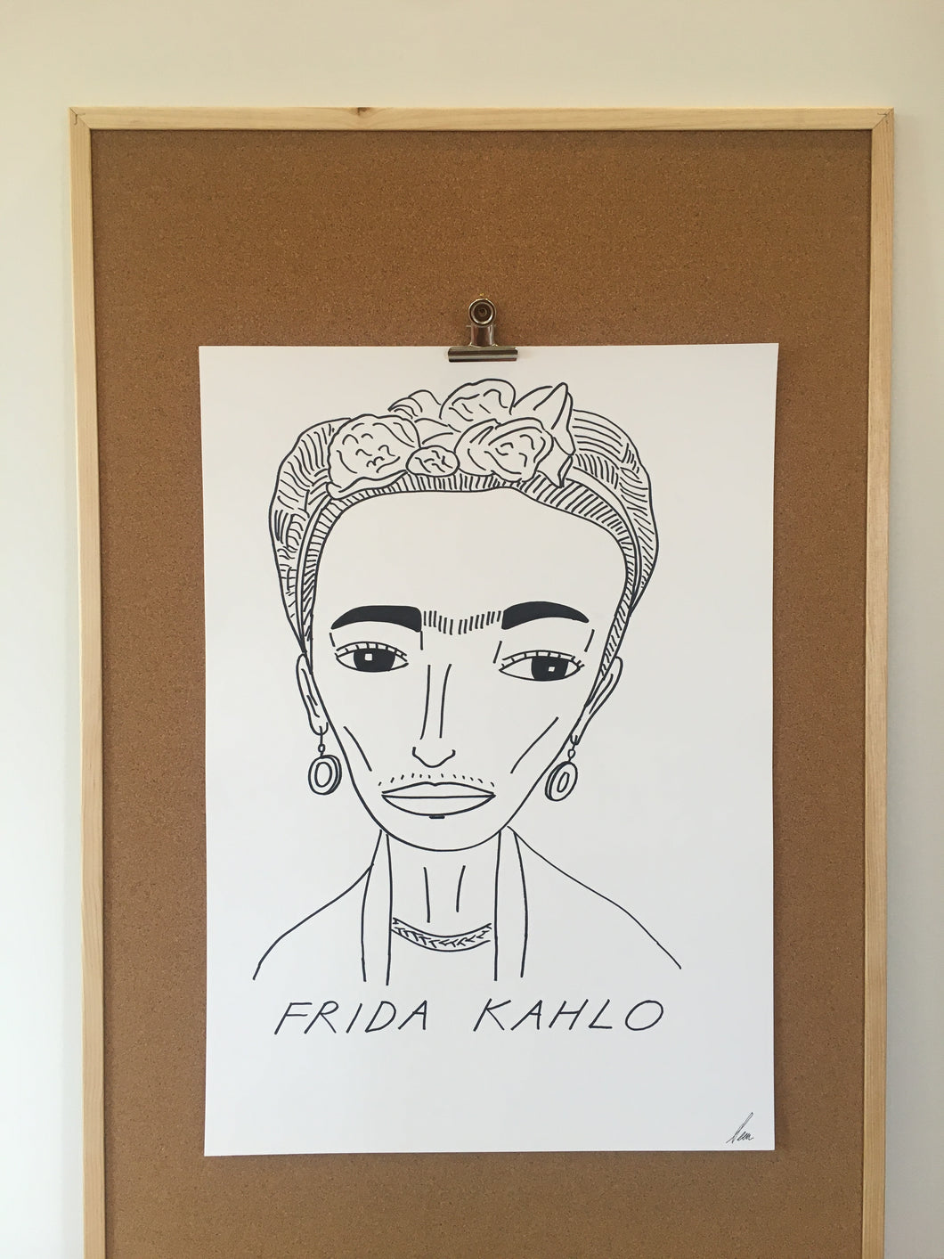 Badly Drawn Frida Khalo - Original Drawing - A2.