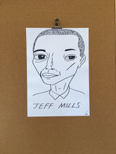 SOLD OUT - Badly Drawn Jeff Mills - Original Drawing - A3.
